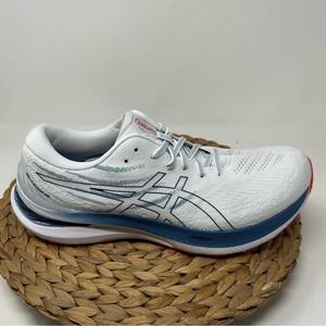 ASICS Gel Kayano 29 Running Shoes White Deep Ocean Size 11.5